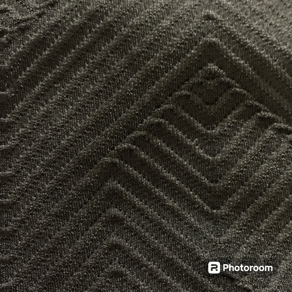 Love & Sports size XL 16-18 black strapless one piece back tie textured swimsuit - Picture 6 of 7